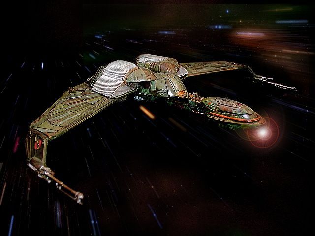Klingon Bird of Prey from Star Trek.