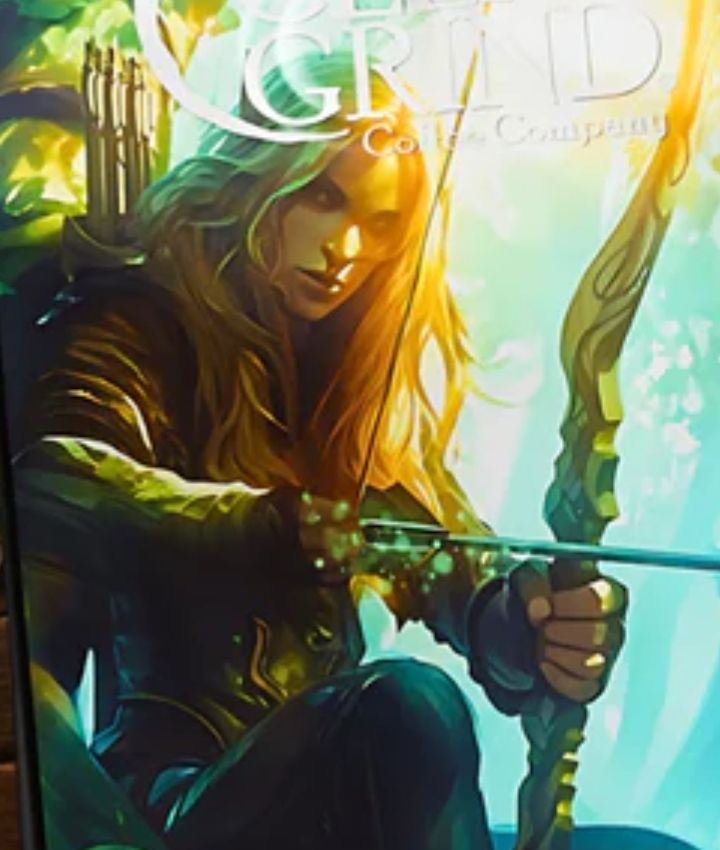 Elven Enlightenment: Maybe the particle effect is supposed to be giving off heat and that's why the hand underneath it is so blurred? The hair is also doing that skin melting shenanigans. 