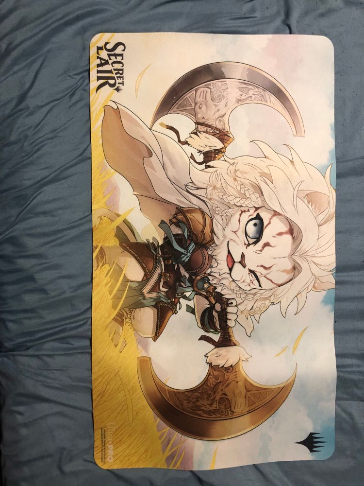 Lil’ Ajani playmat for my Ajani themed deck