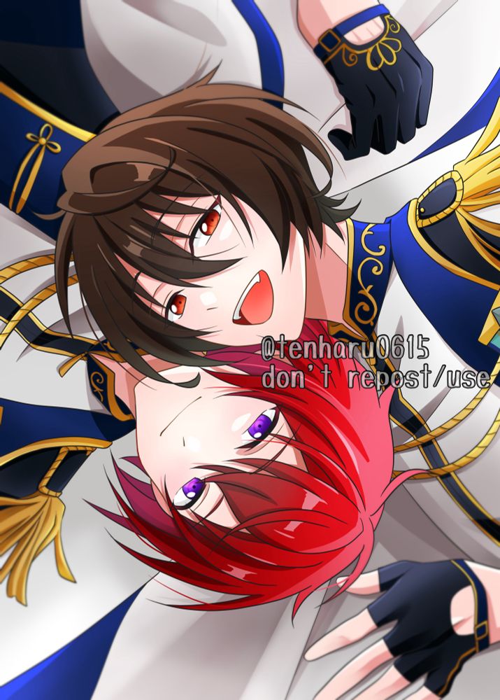 あんスタ朱桜司中心・同人イラスト集『桜のように』(By 熟了的魚) 熟鱼 on X: 