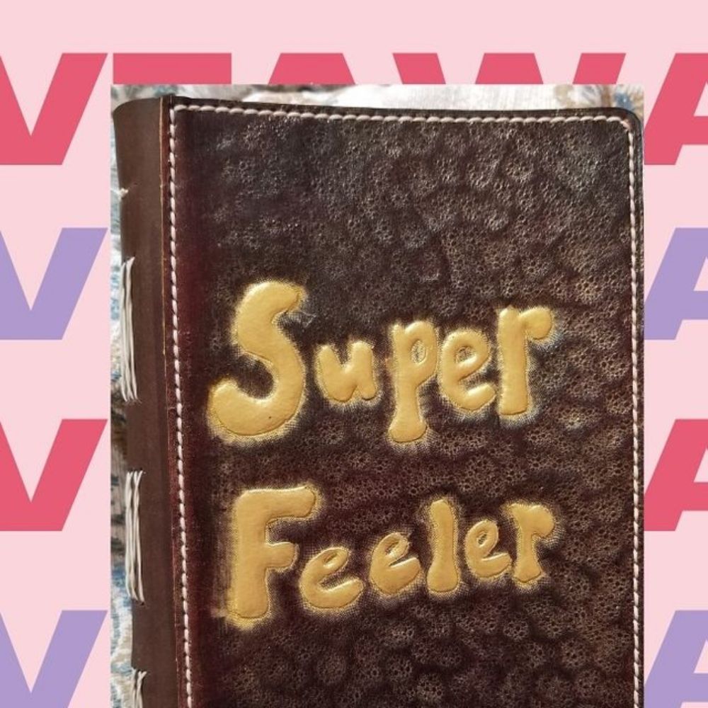 Super Feeler on Instagram: "Win a custom made handbound leather journal to collect your thoughts in, created by a Super Feeler who knows how important getting those thoughts out is. Made with a combin...