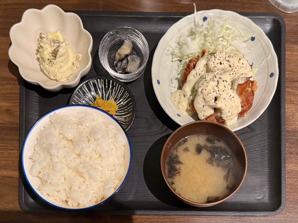 Nicomaru チキン南蛮定食 全体