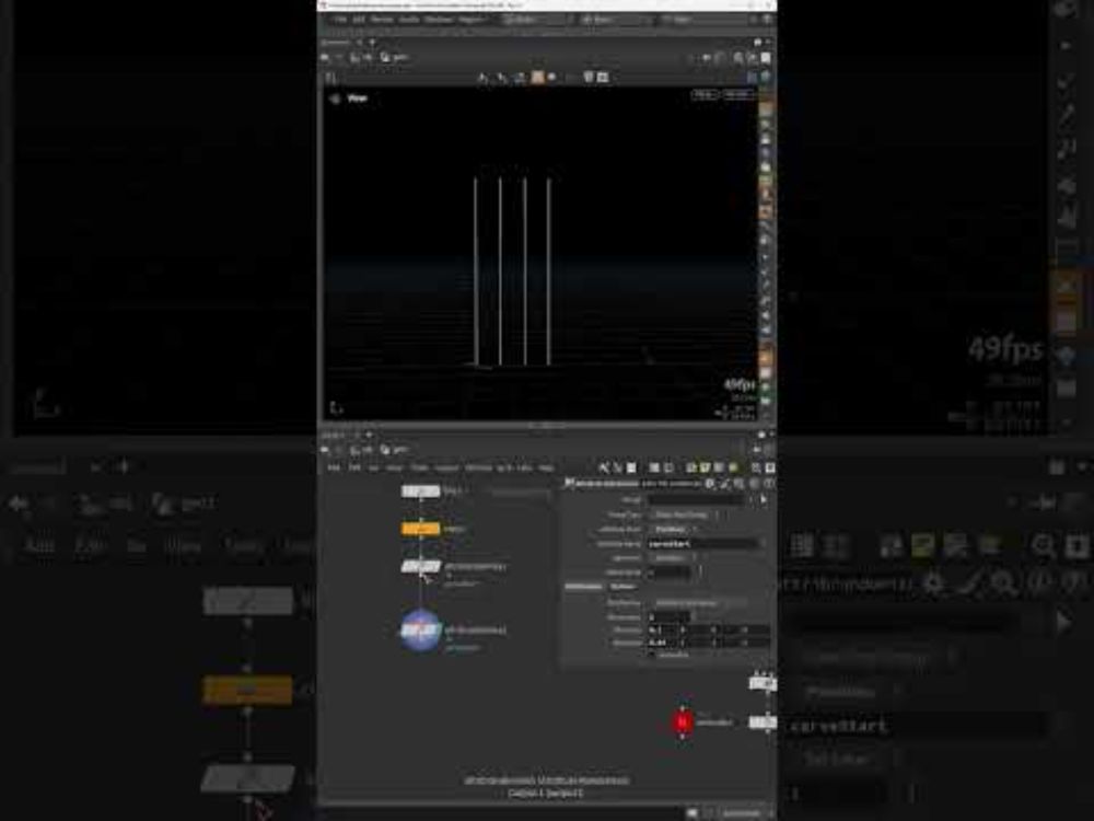 How to randomize the Carve SOP in Houdini #cg #animation #sidefxhoudini