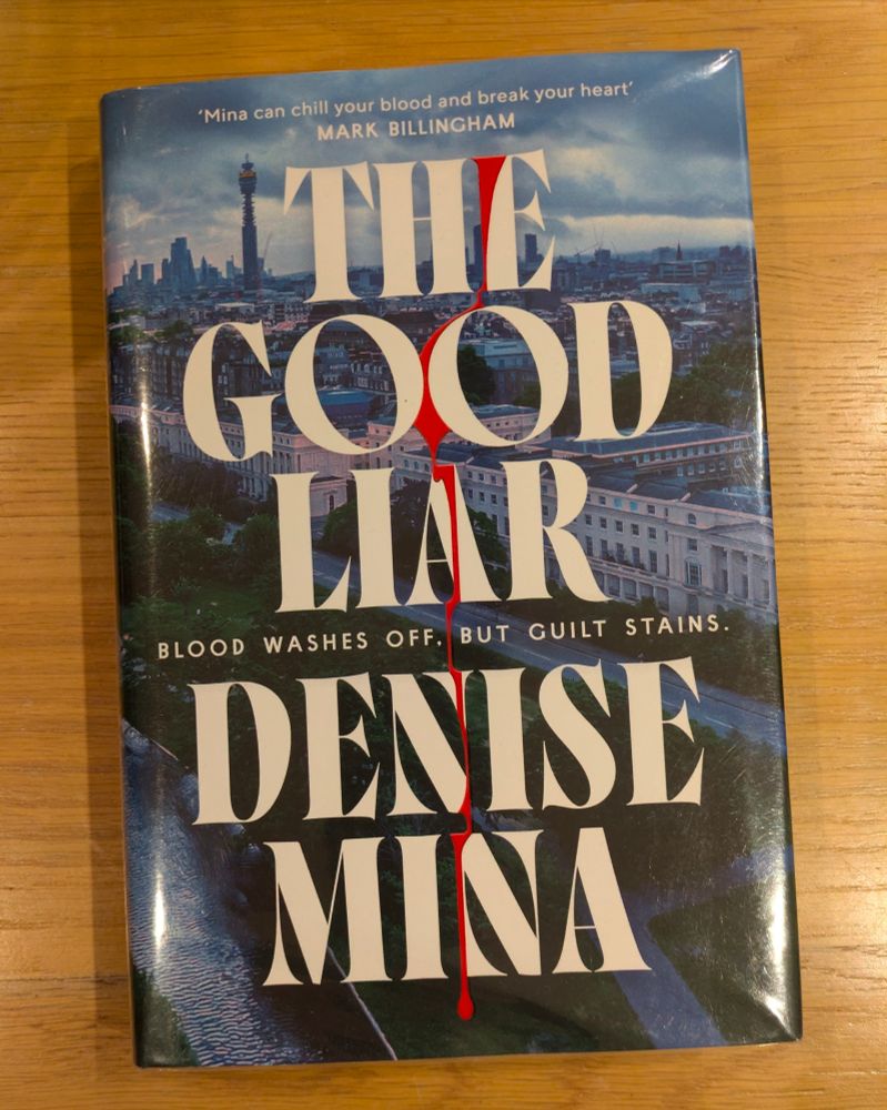 A picture of the cover of Denise Mina's book called The Good Liar