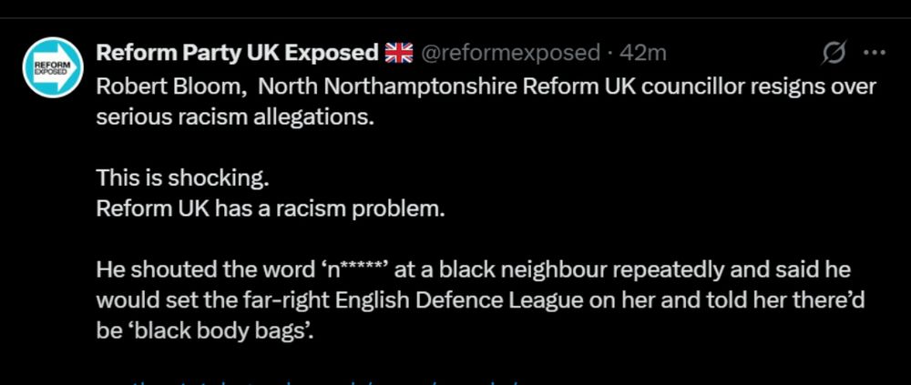 The racist party.