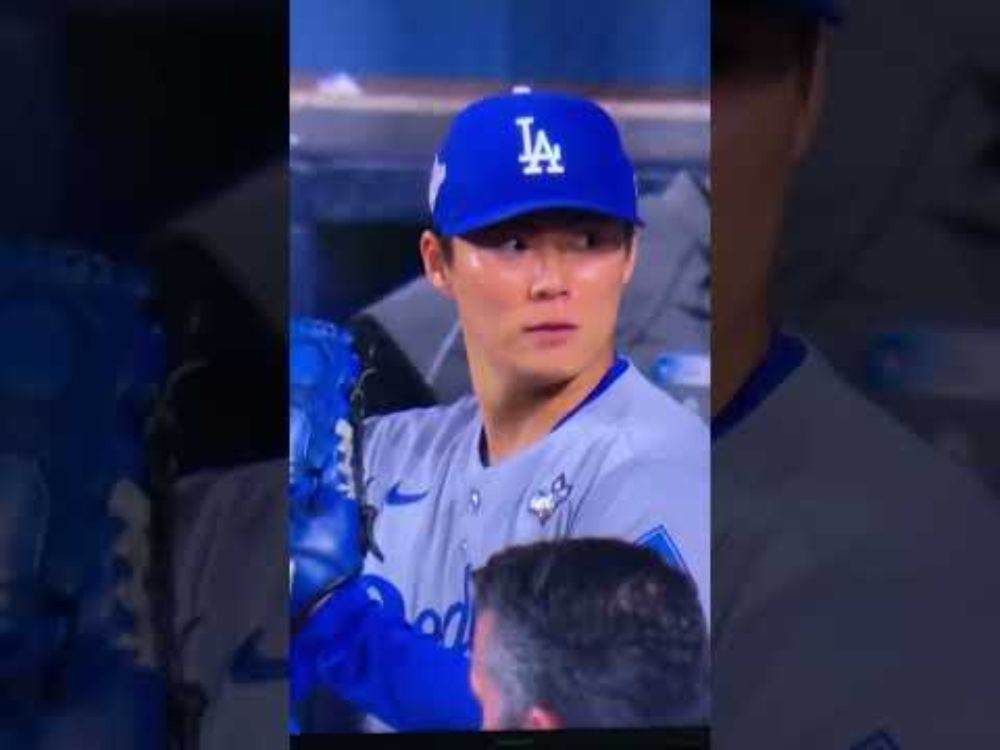 山本由伸投手‼️ブルペンで行くのが決まった時の顔がカッコ良すぎる‼️中0日で凄い‼️