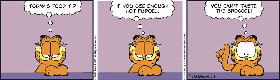 Today's Garfield, February 01, 2025