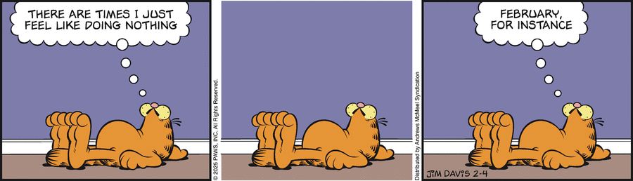 Today's Garfield, February 04, 2025