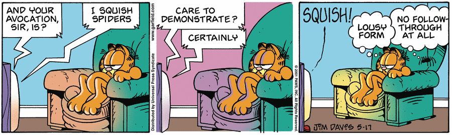 Garfield from the archive! May 17, 2001