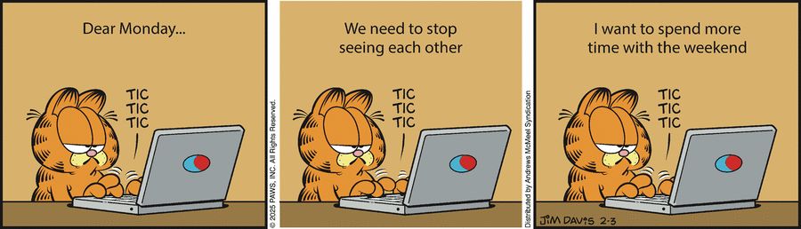 Today's Garfield, February 03, 2025
