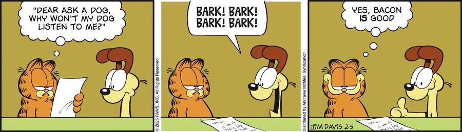 Today's Garfield, February 05, 2025