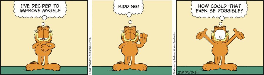 Garfield from the archive! February 04, 2020