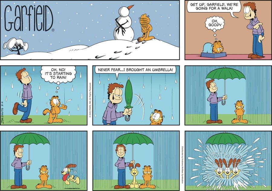 Today's Garfield, February 02, 2025