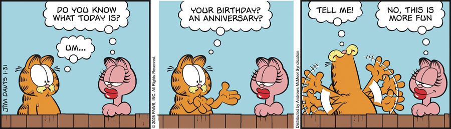Today's Garfield, January 31, 2025