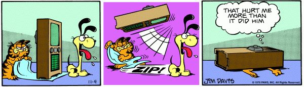 Garfield from the archive! November 04, 1978