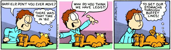 Garfield from the archive! November 01, 1993