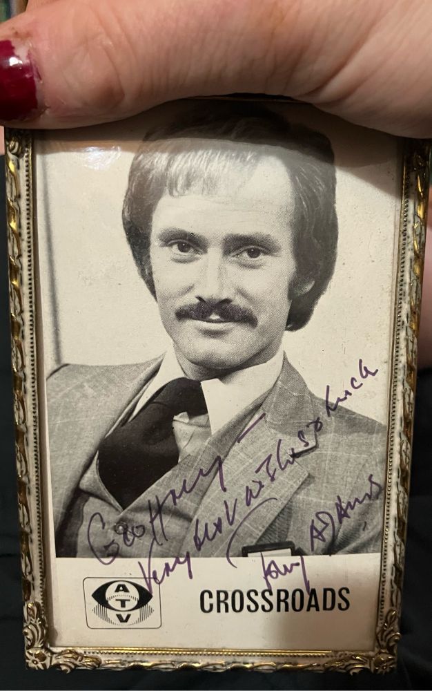 Signed cast card of tony af from crossroads
