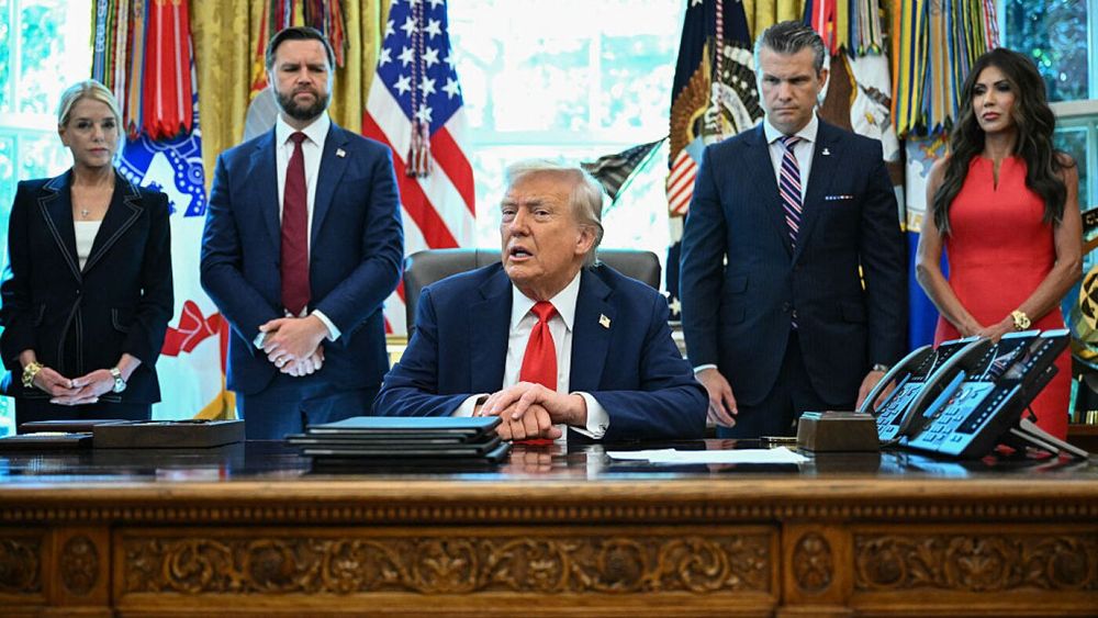 President Trump signed a series of executive orders doubling down on law enforcement, particularly related to Washington, D.C., but he equivocated on whether he will send troops to Chicago next.