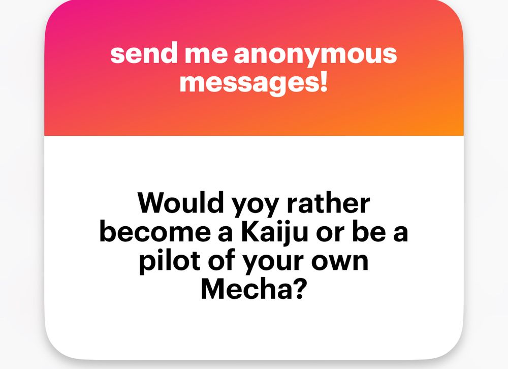 Would you rather become a kaiju or be a pilot of your own mecha 