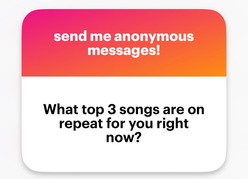 What top 3 songs are on repeat for you right now?