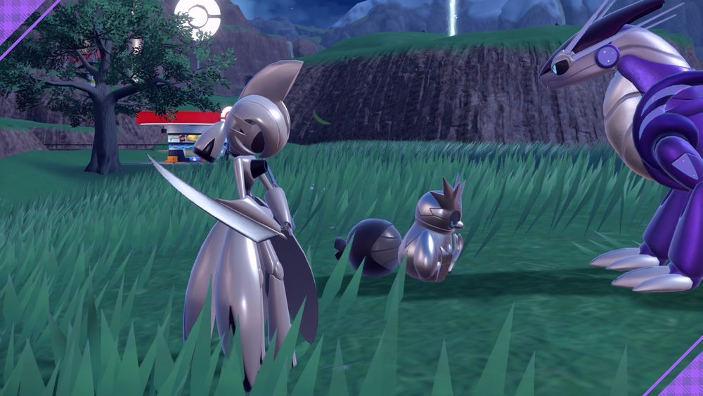 Picture of a shiny Iron Valiant and shiny Iron Bundle, both sleeping