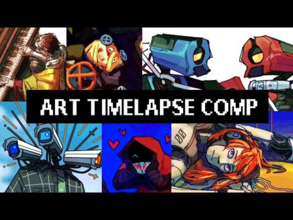 art timelapse compilation (10/23—06/25)