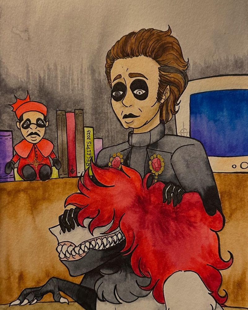 Art trade of copia and a friends Oc