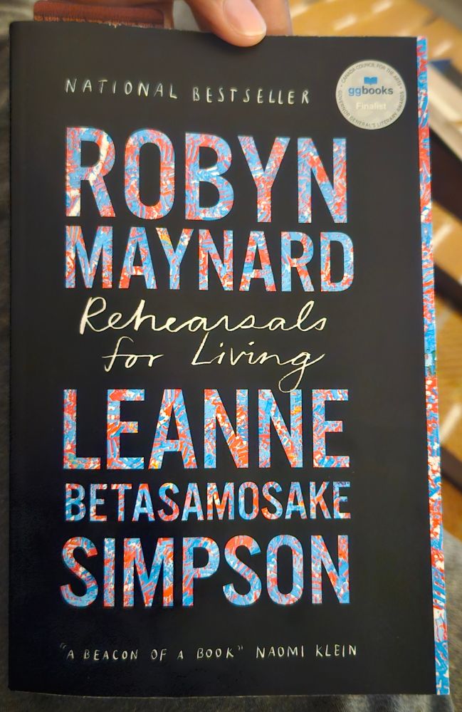 Cover for the book. It is authored by Robyn Maynard and Leanne Betasamosake Simpson.