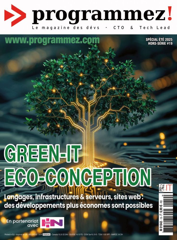 Couverture du hors série du magazine programmez dédié à Green IT et à l'écoconception.