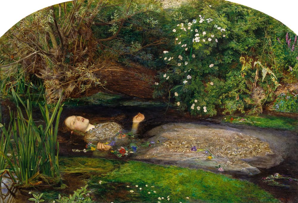 The painting of Ophelia by John Everett Millais.