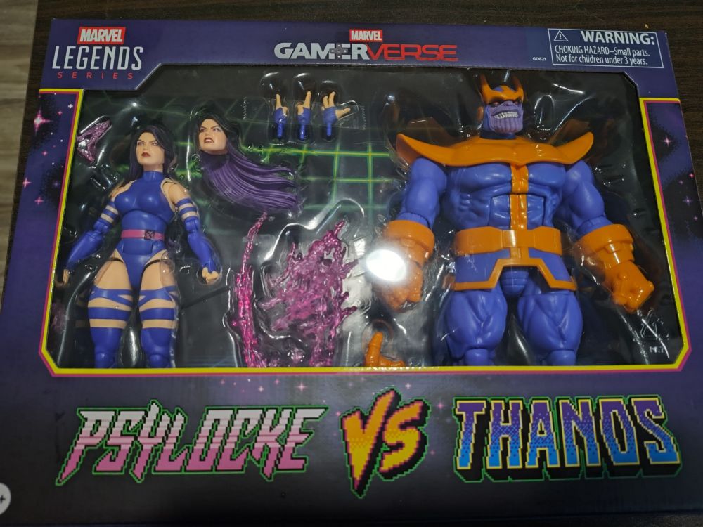 Marvel legends gamerverse Psylocke vs Thanos 2 pack