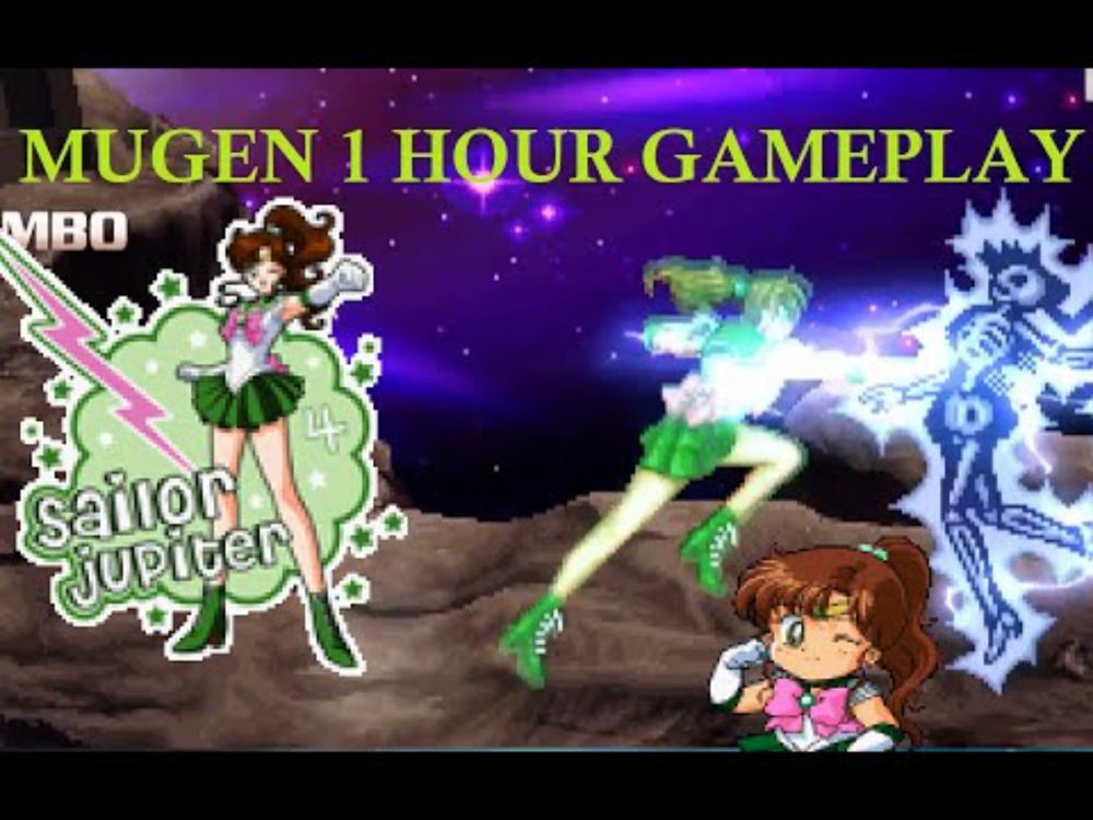 Sailor Jupiter v1.0 Mugen Gameplay 1 Hour Beta Test Playthrough