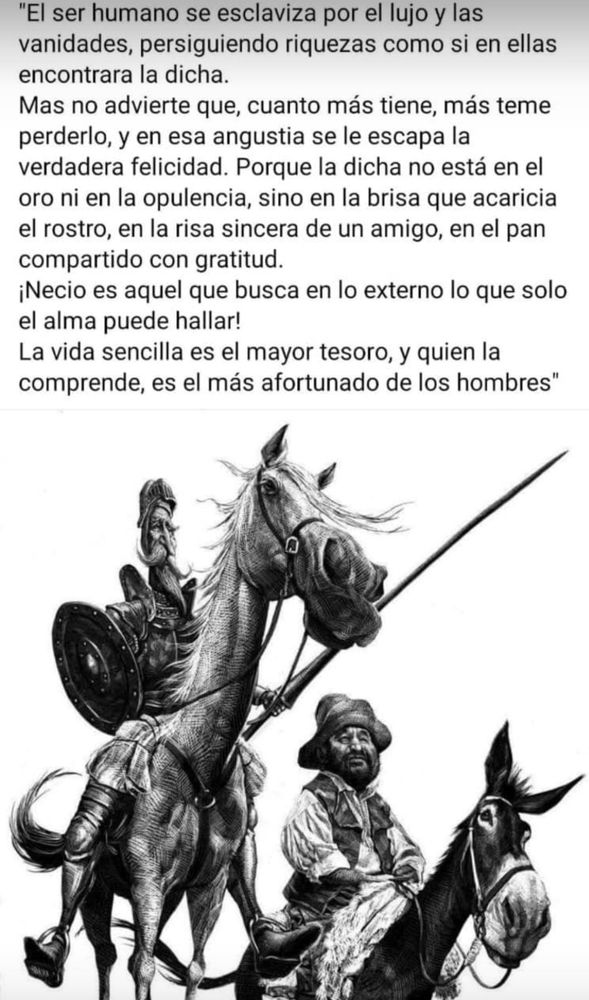 Mensaje Don Quijote