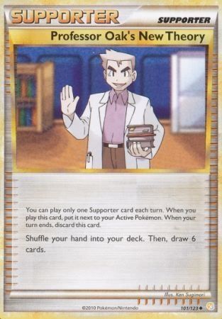 The card Professor Oak's New Theory