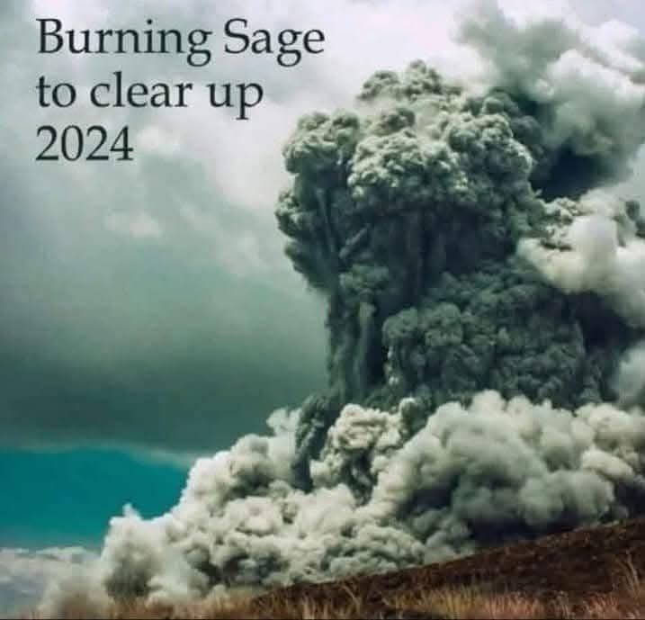 Burning sage 