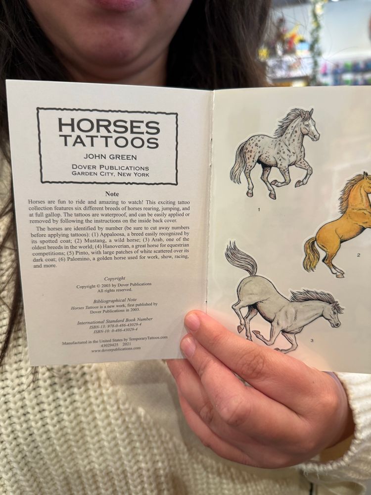Horses Tattoos book by John Green