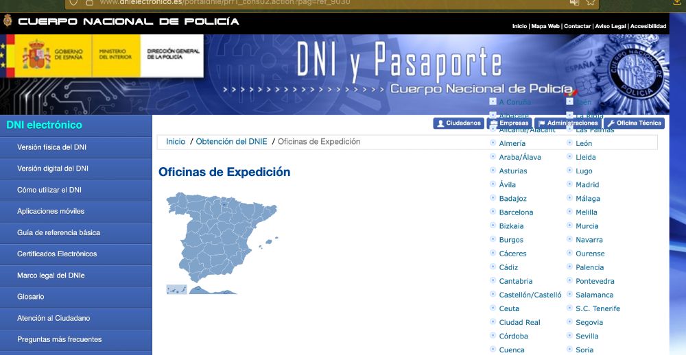 Police website, retro