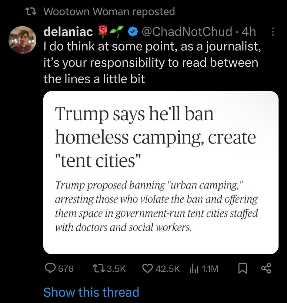 Screenshot of linked tweet