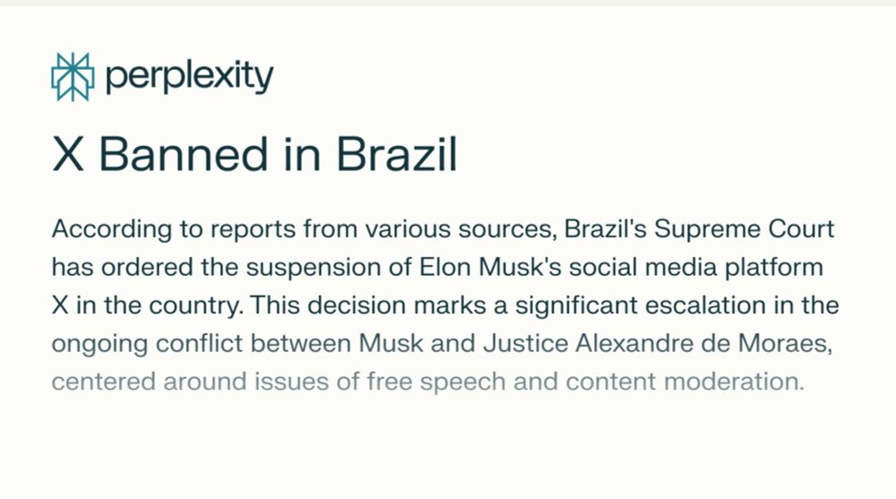 X Banned in Brazil