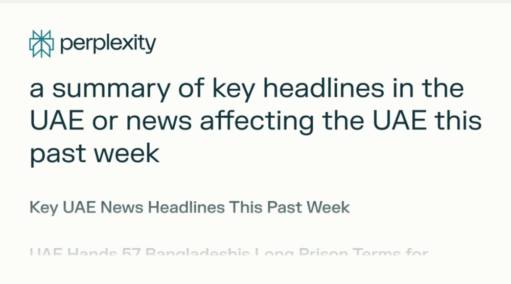 a summary of key headlines in the UAE or news affecting the UAE this past week