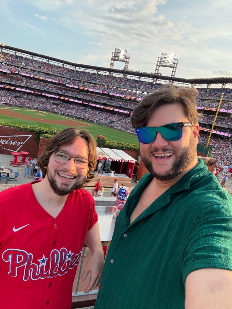 Two generic white dudes at CPB