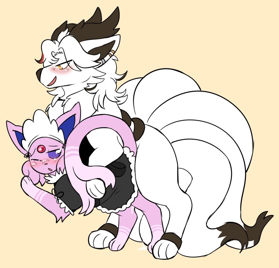 Arctales nailing one of his Espeon maids

