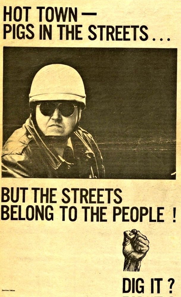 Hot Town-Pigs In The Streets, But The Streets Belong To The People! ✊🏿 Dig It?