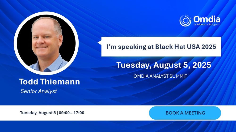 Todd Thiemann, principal analyst at ESG, will be speaking at the Omdia Analyst Summit at Black Hat USA in just over five weeks time. This year Omdia, ESG and Canalys will be combining for an excedptional summit. Together we will be sharing essential guidance for vendors and service providers on the monetization opportunities for AI in cyber, enabling them to go from intent to scale.