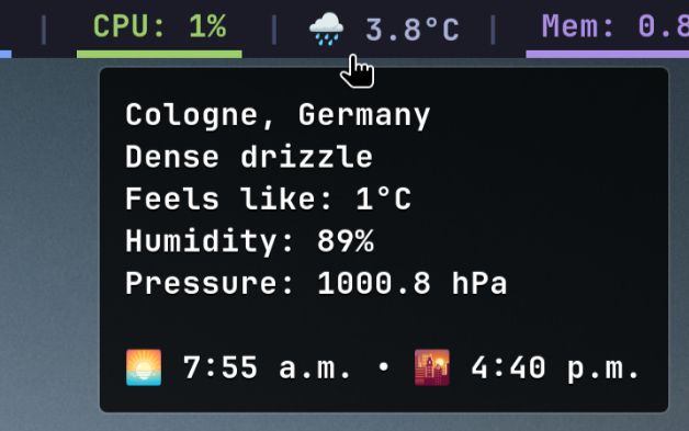 waybar-weather in english