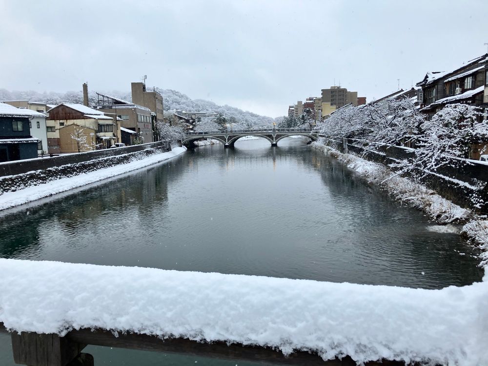 主計町 中の橋からの眺め
