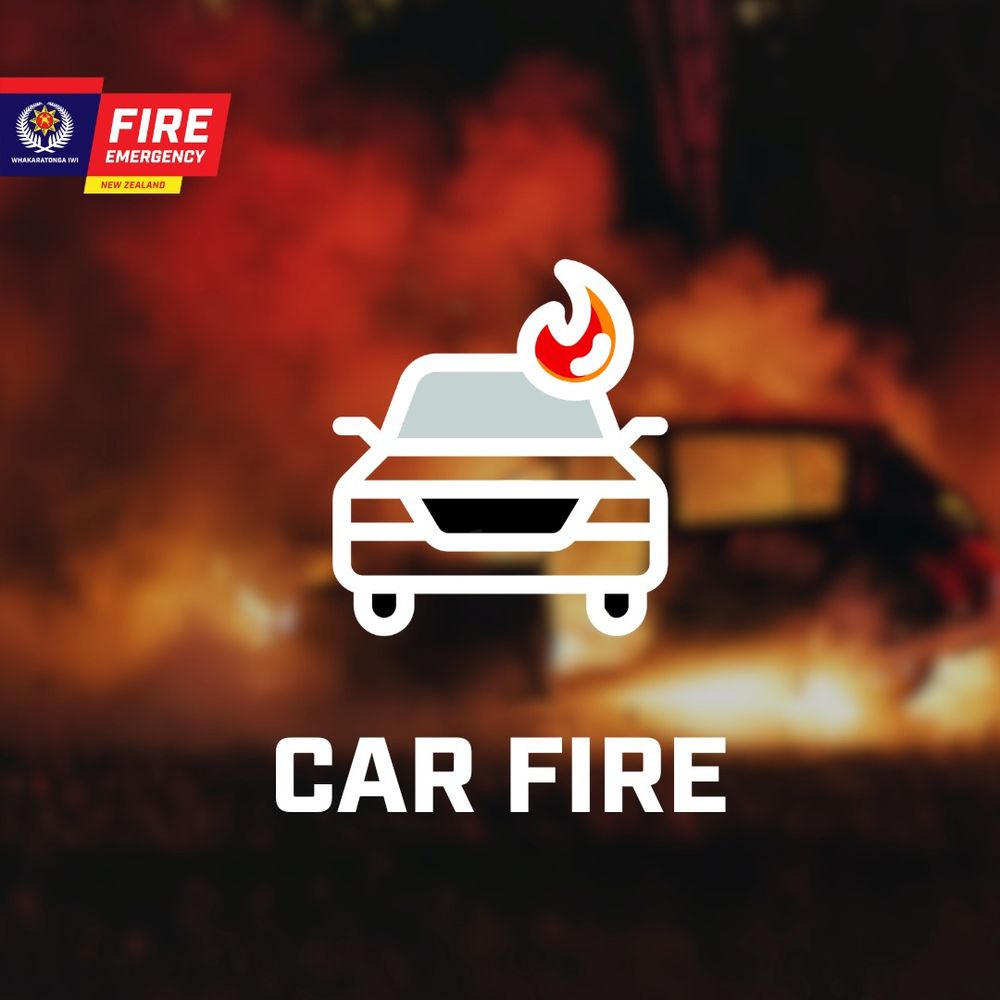 FENZ Graphic - Car Fire