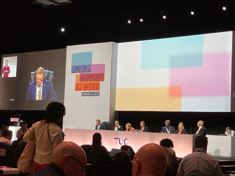 TUC Congress main stage