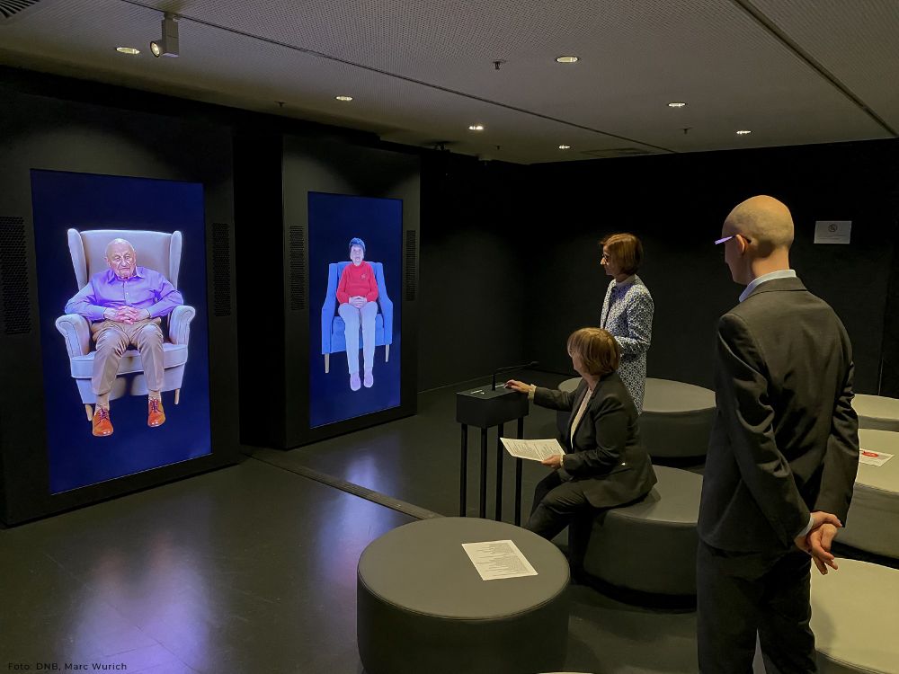 Talya Lador-Fresher befragt die digitalen Zeitzeugnisse von Kurt S. Maier und Inge Auerbacher