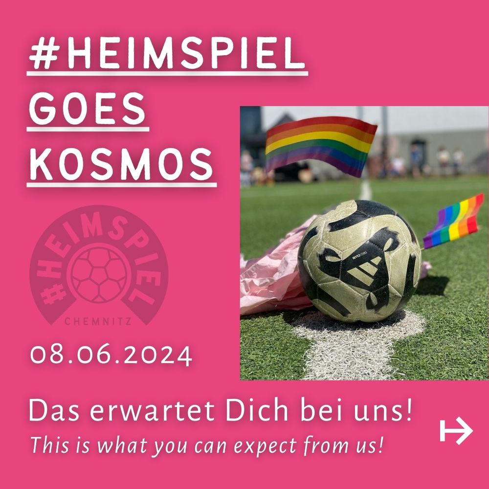 #Heimspiel goes Kosmos! 08.06.2024. Das erwartet Dich bei uns!